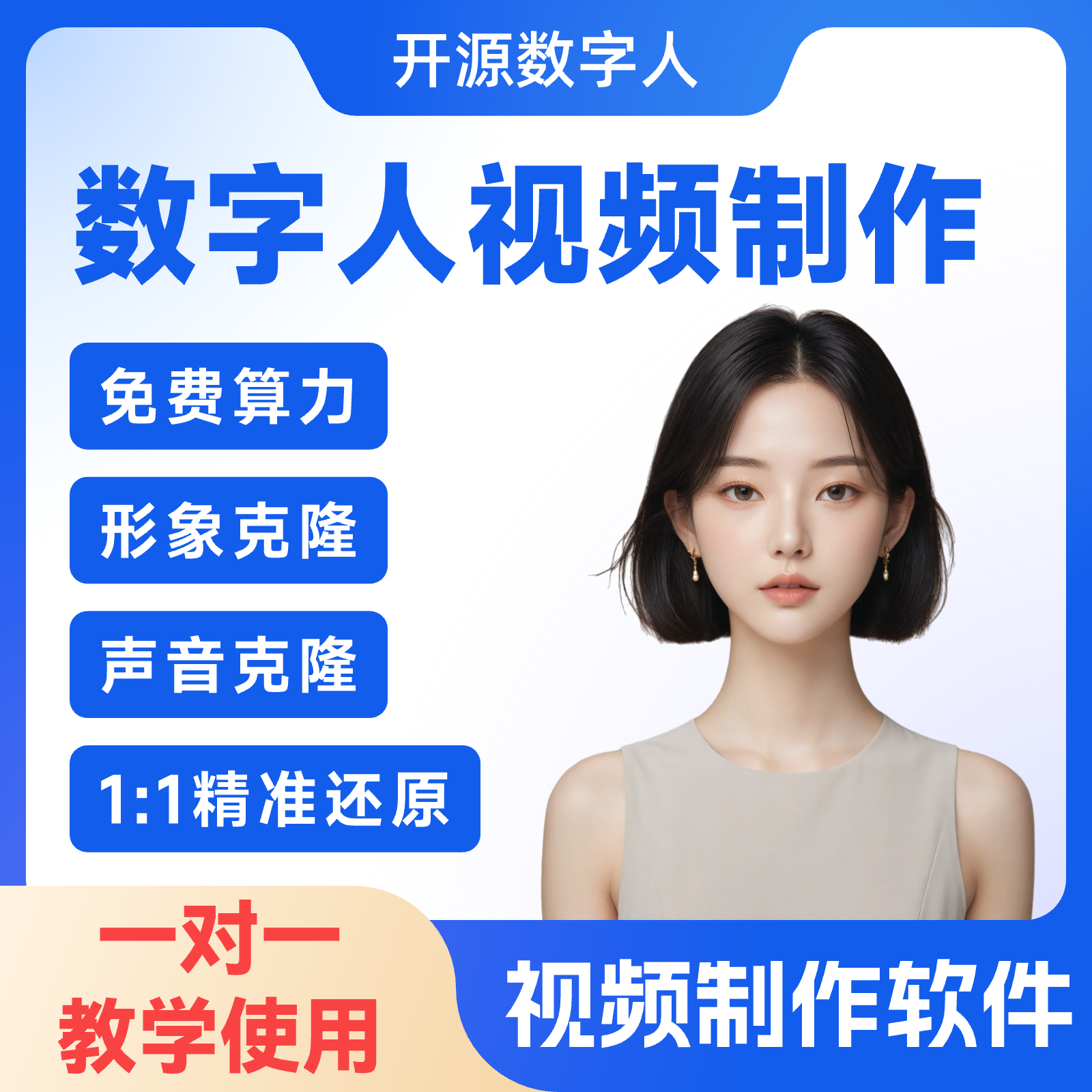 GenHuman基础数字人模型展示